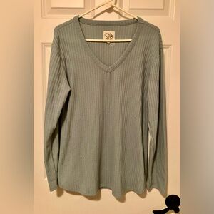 Chaser Women’s Waffle Weave Thermal Tunic Size L